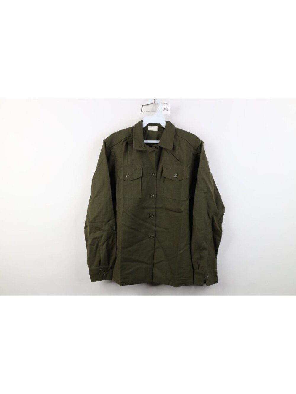 Deadstock Unissued Vietnam War Womens 16 OG108 Wool Flannel Utility Shirt USA